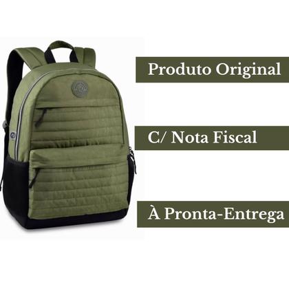 Imagem de Mochila De Costas Masculino Casual P/ Notebook C/ 6 Bolsos - Trabalho/Faculdade - Clio