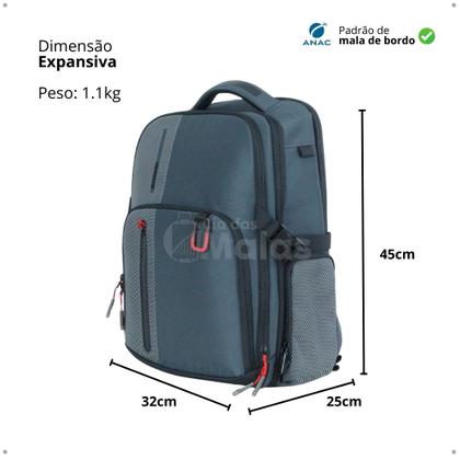Imagem de Mochila de Costas Notebook Luxo Executiva Viagem Samsonite