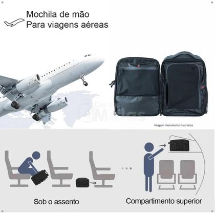 Imagem de Mochila de Costas Notebook Luxo Executiva Viagem Samsonite