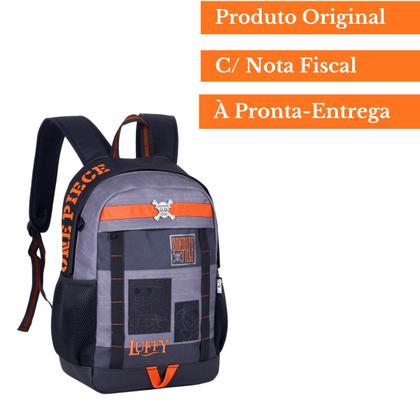 Imagem de Mochila De Costas One Piece Anime Juvenil Ideal Para Escola/ Passeio Confortável Para Uso Diário Volta Às Aulas - Clio