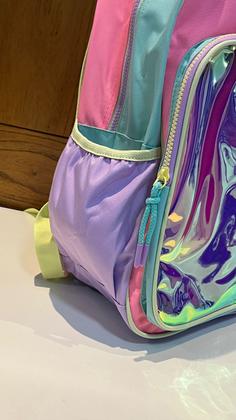 Imagem de Mochila de Costas Puket Color Block Menina Rosa