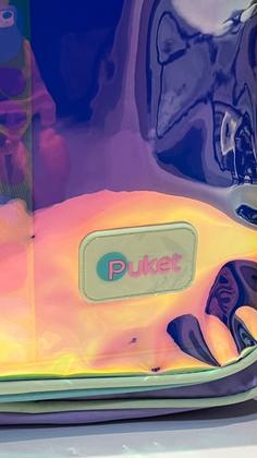 Imagem de Mochila de Costas Puket Color Block Menina Rosa