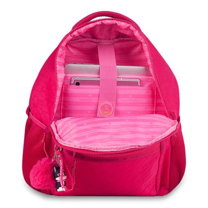 Imagem de Mochila de Costas Rebecca Bonbon 17” RB24515 Crinkle com Matelassê com Bolso Antifurto e chaveiro Personalizado