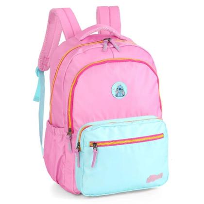 Imagem de Mochila De Costas Rosa Stitch Compartimento Laptop Disney - Maxlog Importacao E Exportacao Ltda