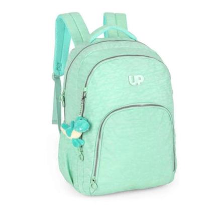 Imagem de Mochila De Costas Up4you Crinkle Chaveiro Dino Turquesa - Luxcel