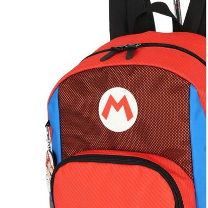 Imagem de Mochila De Costas Vermelho Super Mario Luxcel