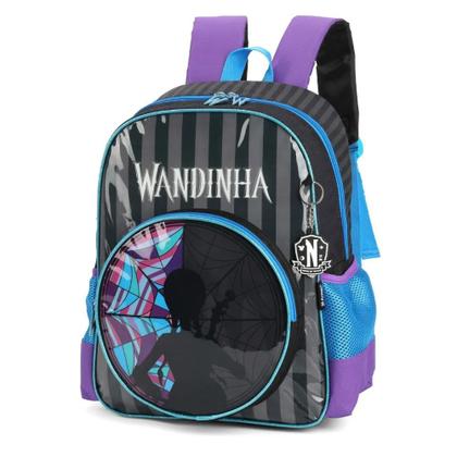 Imagem de Mochila De Costas Wandinha Azul E Roxa Luxcel