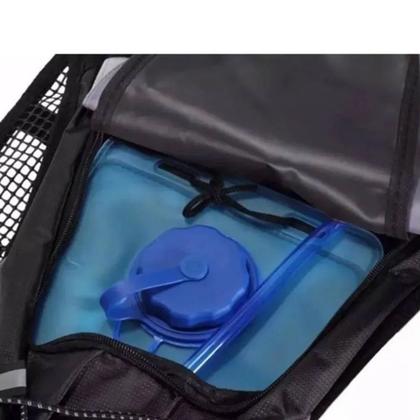 Imagem de Mochila De Hidratação Térmica e Impermeável para Ciclismo Trilhas Corrida C/ Bolsa Refil D'água 2L