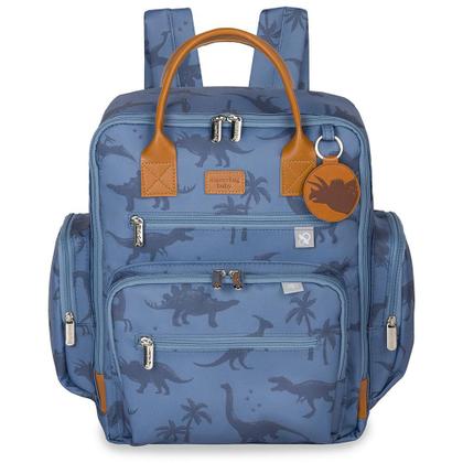 Imagem de Mochila de Maternidade MasterBag Urban Dinossauro Azul