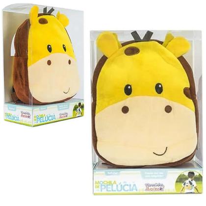 Imagem de Mochila de Pelucia Infantil Turminha Animal Girafa Unik Toys