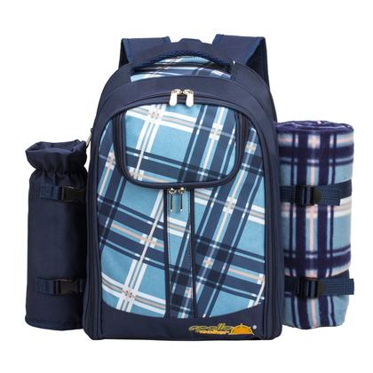 Imagem de Mochila de Picnic Apollo Walker para 4 personas con Enfriador, Manta y Accesorios