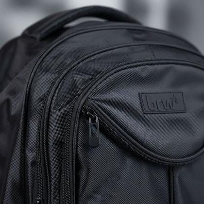 Imagem de Mochila De Poliéster Para Notebook Com Cabo De Aço Preta