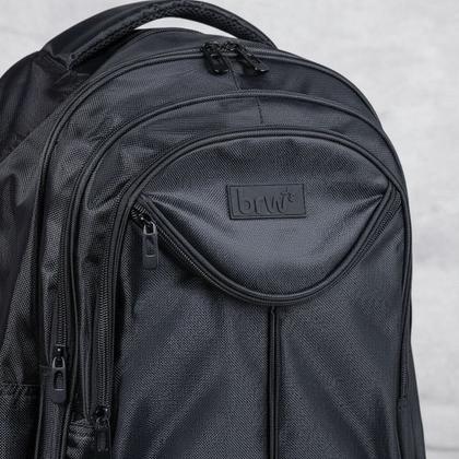 Imagem de Mochila De Poliéster Para Notebook Com Cabo De Aço Preta