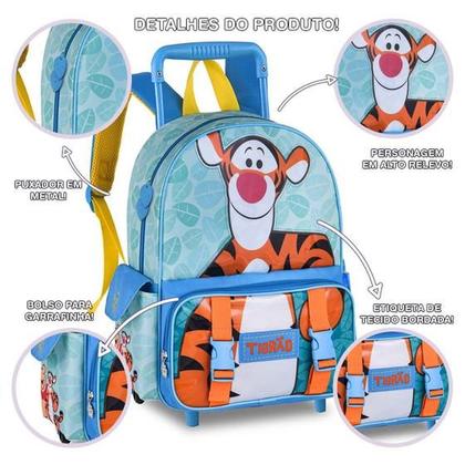 Imagem de Mochila De Rodinha Disney Tigrão Clio TG24576B