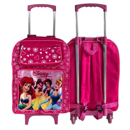 Imagem de Mochila De Rodinha Grande Menino e Menina Personagens