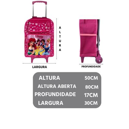 Imagem de Mochila De Rodinha Grande Menino e Menina Personagens