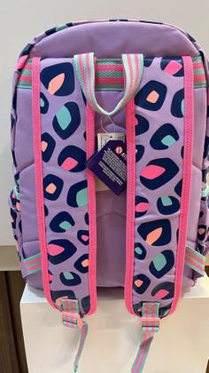 Imagem de Mochila de Rodinha Infantil Puket  Onça Fantástica Lilás