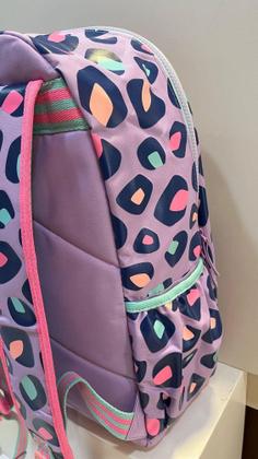 Imagem de Mochila de Rodinha Infantil Puket  Onça Fantástica Lilás