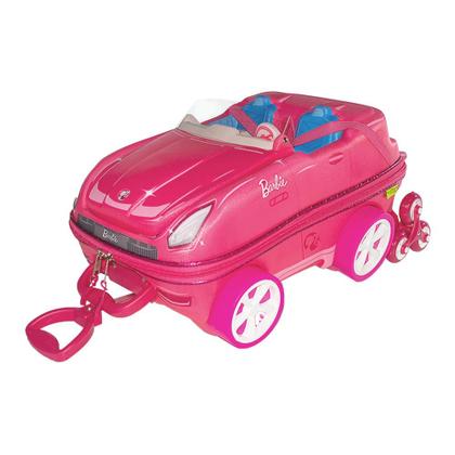 Imagem de Mochila de Rodinhas 3D Maxtoy Barbie Conversível Rosa