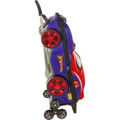 Imagem de Mochila de Rodinhas 3D Maxtoy Homem Aranha Vermelho