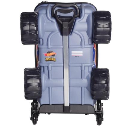 Imagem de Mochila De Rodinhas 3D Maxtoy Hotwheels Race Monster Trucks