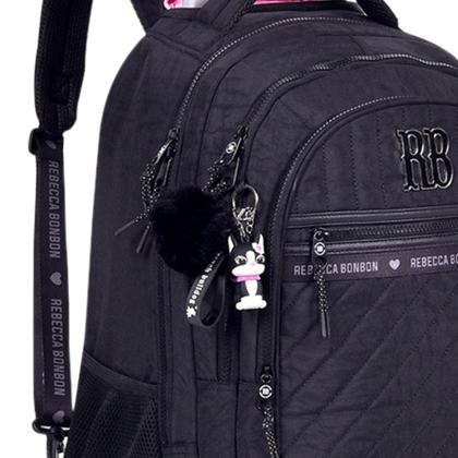 Imagem de Mochila de Rodinhas Escolar Chaveiro Cachorro Rebecca BonBon