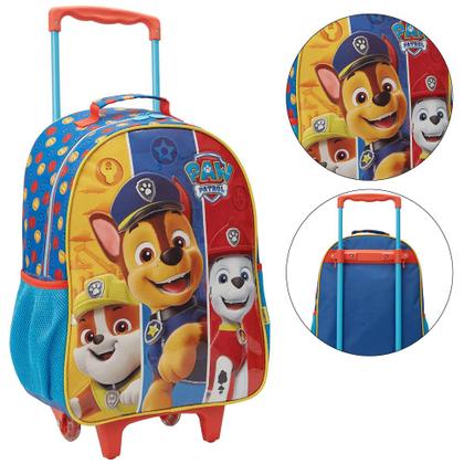 Imagem de Mochila De Rodinhas Escolar infantil Patrulha Canina