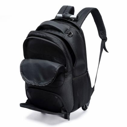 Imagem de Mochila De Rodinhas Executiva Trabalho Reforçada Notebook