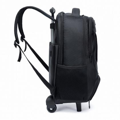 Imagem de Mochila De Rodinhas Executiva Trabalho Reforçada Notebook