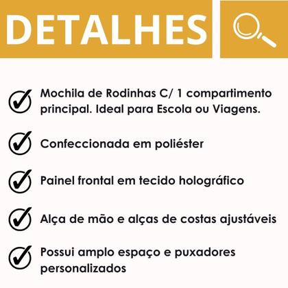 Imagem de Mochila De Rodinhas Fast Machine Carro Carrinho Infantil Escolar/Passeio - Clio