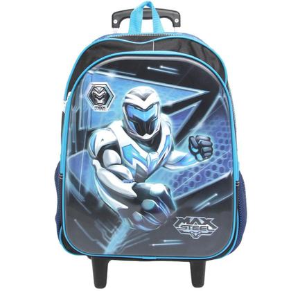 Imagem de Mochila De Rodinhas Grande Max Steel 15X