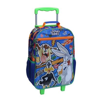 Imagem de Mochila De Rodinhas Infantil Escolar Looney Tunes Dermiwil