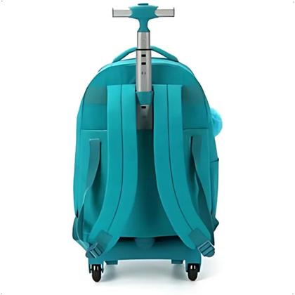Imagem de Mochila De Rodinhas Juvenil Crinkle Up4you C/ Pom Pom