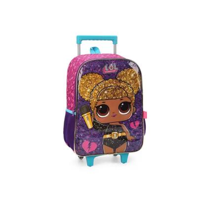 Imagem de Mochila De Rodinhas Lol Surprise Roxo Luxcel 41x30x14 cm