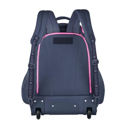 Imagem de Mochila De Rodinhas Luluca Bolsa Escolar Com Chaveiro Menina