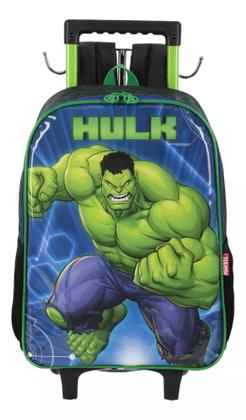 Imagem de Mochila De Rodinhas Luxcel Avengers Hulk Verde