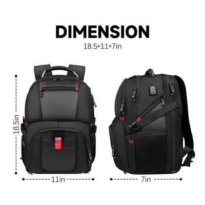 Imagem de Mochila de Viagem Yamdeg Extra Grande 50L - Compatível com Notebook 17,3"