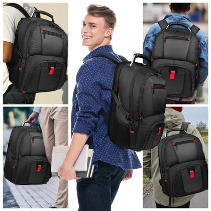 Imagem de Mochila de Viagem Yamdeg Extra Grande 50L - Compatível com Notebook 17,3"