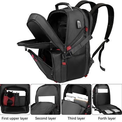 Imagem de Mochila de Viagem Yamdeg Extra Grande 50L - Compatível com Notebook 17,3"