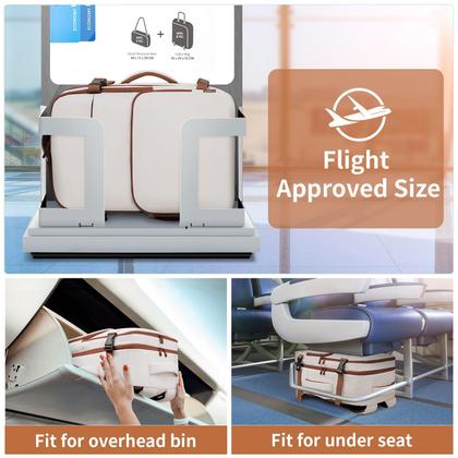 Imagem de Mochila de viagem ZOMFELT para mulheres e homens, laptop de 15,6 polegadas, cáqui