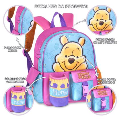 Imagem de Mochila Disney Tsum Tsum Pets Infantil Crianças Licenciada Original
