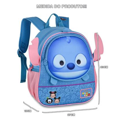 Imagem de Mochila Disney Tsum Tsum Pets Infantil Crianças Licenciada Original