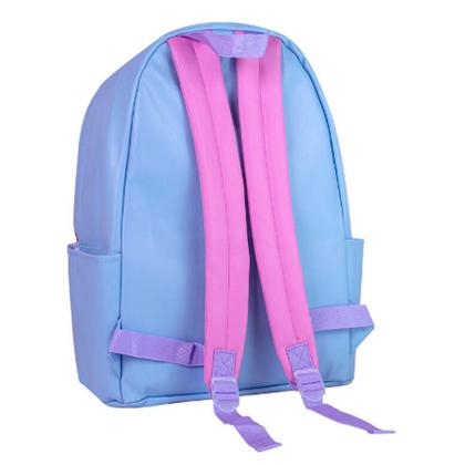 Imagem de Mochila Dreams Nuvem Colorida + Estojo Verde e Rosa  BRW