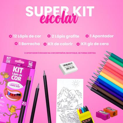 Imagem de Mochila e Kit Material Escolar Youtube Luluca Oficial 2025