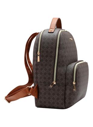 Imagem de Mochila Elemento Gráfico Casual - Café - Chenson Original