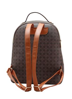 Imagem de Mochila Elemento Gráfico Casual - Café - Chenson Original