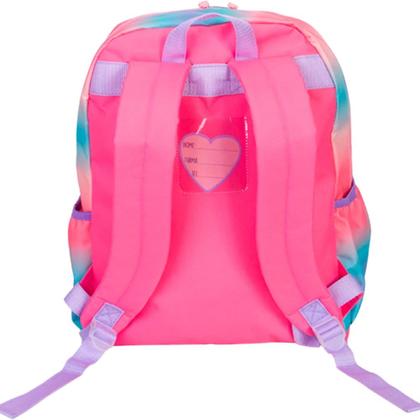 Imagem de Mochila Escolar Arco Íris Infantil Juvenil Costas Tam G Sestini