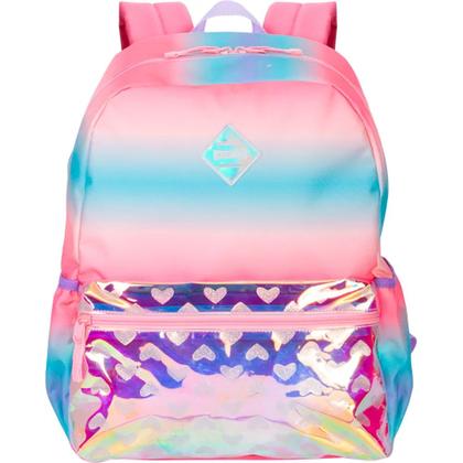 Imagem de Mochila Escolar Arco Íris Infantil Juvenil Costas Tam G Sestini