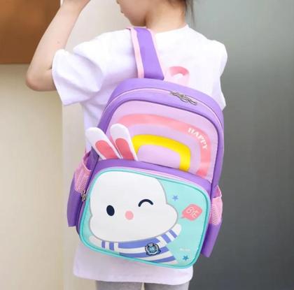 Imagem de Mochila escolar bichinhos infantil divertida alta qualidade