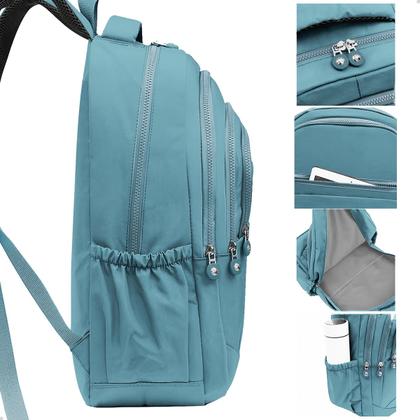 Imagem de Mochila Escolar Bolsa Grande Feminina Com Espaço Para Notebook Dia a Dia Trabalho Faculdade